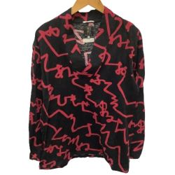 ♪♪ SOU・SOU カットソー SIZE L メンズ 風靡　いろは歌 ブラック×レッド Bランク