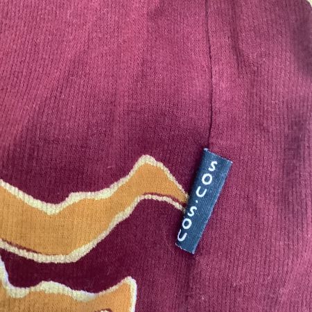  SOU・SOU カットソー SIZE M メンズ GIBAO 高島縮  風靡 エンジ×オレンジ