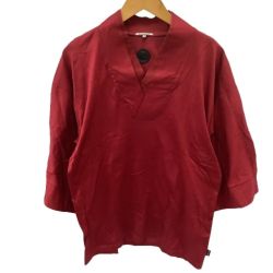 ♪♪ SOU・SOU カットソー メンズ GIZA COTTON GIBAO 風靡 レッド Bランク