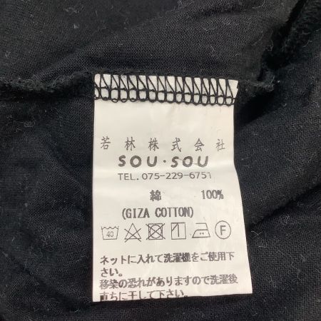  SOU・ＳＯＵ カットソー SIZE M メンズ GIBAO 風靡 ブラック