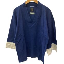 ♪♪ SOU・SOU カットソー SIZE L メンズ たばた絞り 風靡 ブルー Bランク