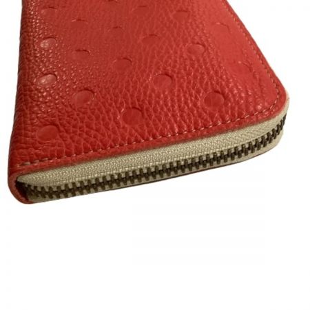  Kanmi カンミ 未使用 レザー 牛革 長財布  レッド