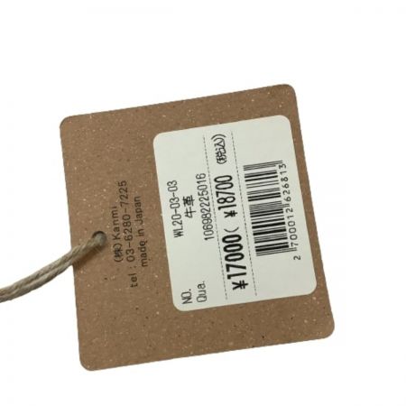  Kanmi カンミ 未使用 レザー 牛革 長財布  レッド