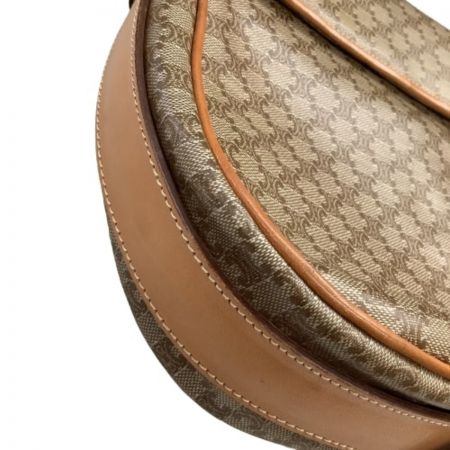  CELINE セリーヌ オールドセリーヌ マカダム柄 ショルダーバッグ ベージュ