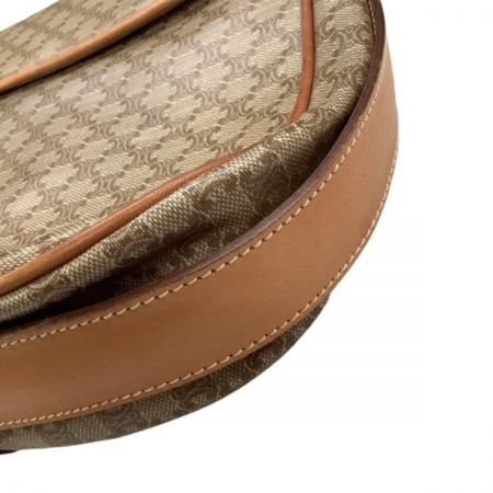  CELINE セリーヌ オールドセリーヌ マカダム柄 ショルダーバッグ ベージュ