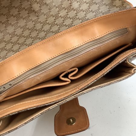  CELINE セリーヌ オールドセリーヌ マカダム柄 ショルダーバッグ ベージュ