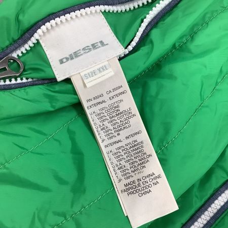  DIESEL ディーゼル キッズ ジャンパー リバーシブル SIZE XXL（160cm） スカイブルー×グリーン