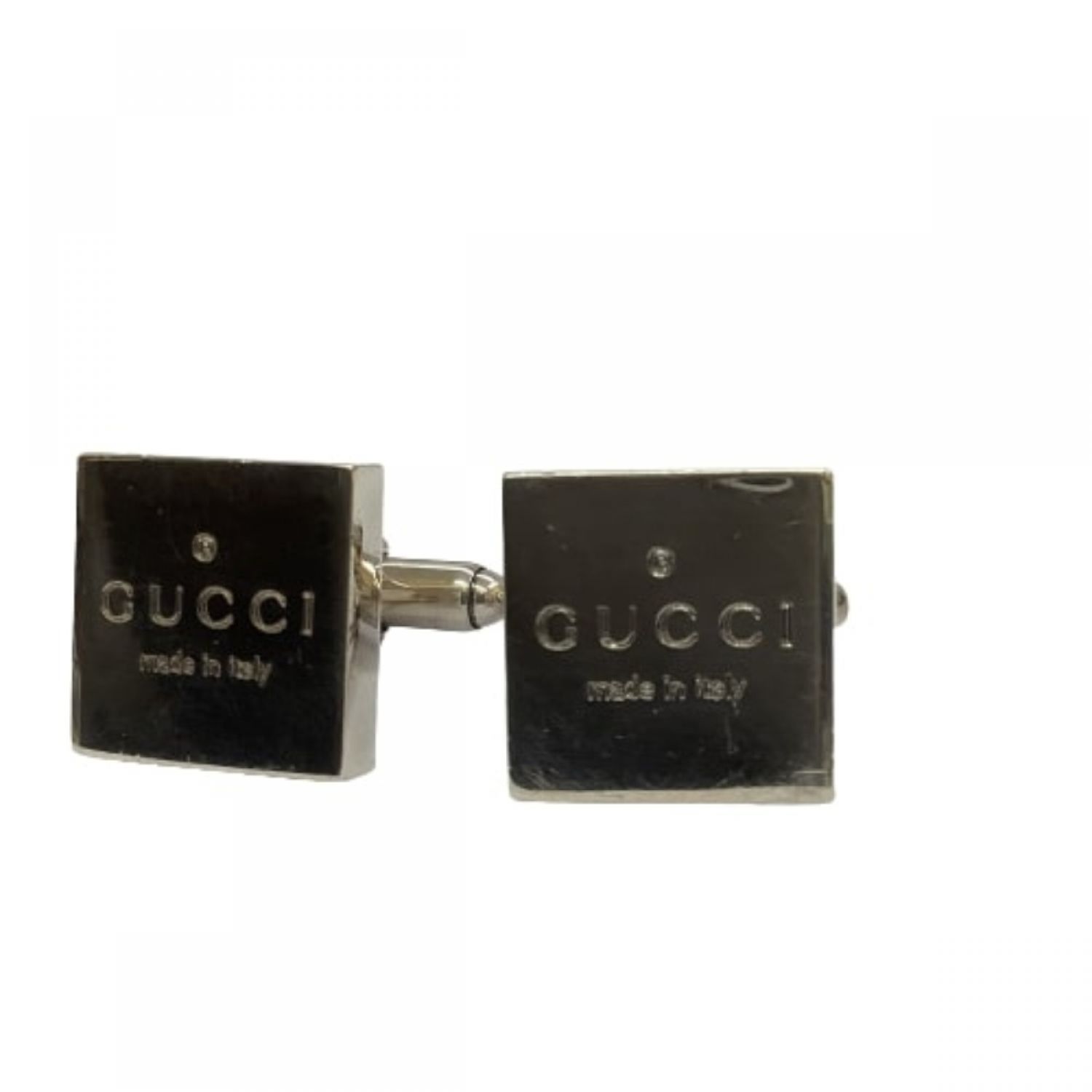 中古】 GUCCI グッチ メンズ スクエアカフス SILVER925 Bランク｜総合