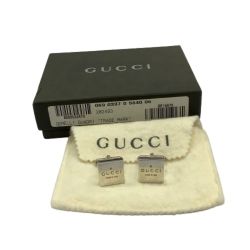 GUCCI グッチ メンズ スクエアカフス SILVER925 Bランク