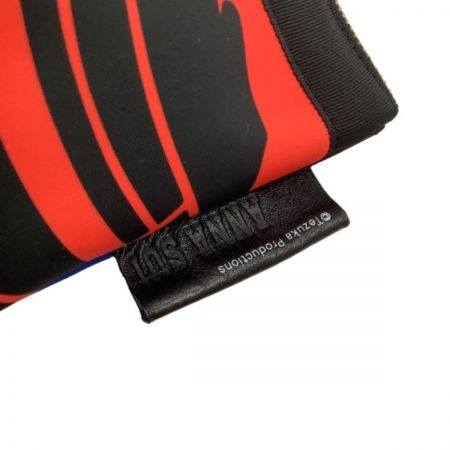  ANNA SUI アナスイ ×7MANGA リボンの騎士 クラッチバッグ ブラック