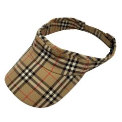 ♪♪ BURBERRY GOLF バーバリー ゴルフ サンバイザー ベージュ Bランク