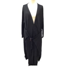 Yohji yamamoto(Y's) ヨージヤマモト(ワイズ)  レディース ロングカーディガン SIZE 2 ブラック Bランク