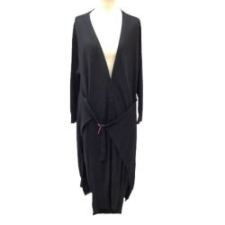 Yohji yamamoto(Y's) ヨージヤマモト(ワイズ)  レディース ロングカーディガン SIZE 2 ブラック Bランク
