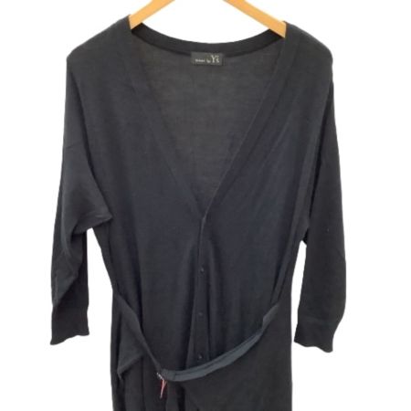 Yohji yamamoto(Y's) ヨージヤマモト(ワイズ)  レディース ロングカーディガン SIZE 2 ブラック