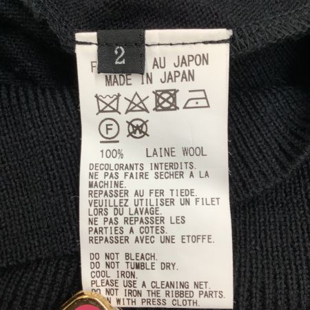 Yohji yamamoto(Y's) ヨージヤマモト(ワイズ)  レディース ロングカーディガン SIZE 2 ブラック