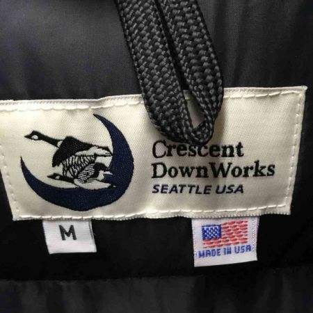  Crescent Down Works クレセントダウンワークス 北極仕様 ダウンジャケット SIZE M ダウン100％ ブラック