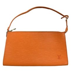 ♪♪ LOUIS VUITTON ルイヴィトン レディース ポシェット ミニバッグ エピライン M5294H オレンジ Aランク
