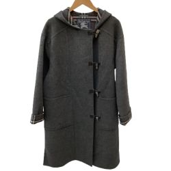 ♪♪ Burberrys バーバリーズ レディース ダッフルコート SIZE 9号 グレー Bランク