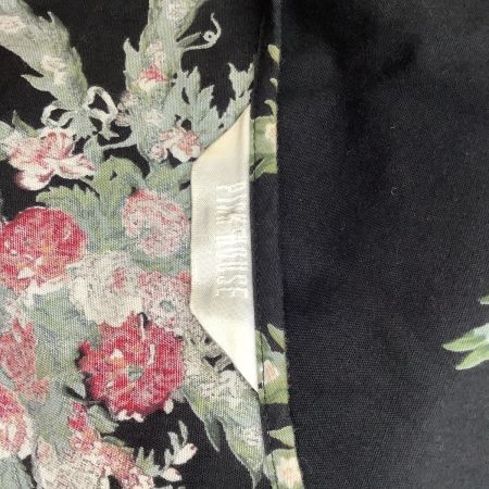 PINK HOUSE ピンクハウス レディース　ワンピース 花柄 ピコフリル リボン  ブラック