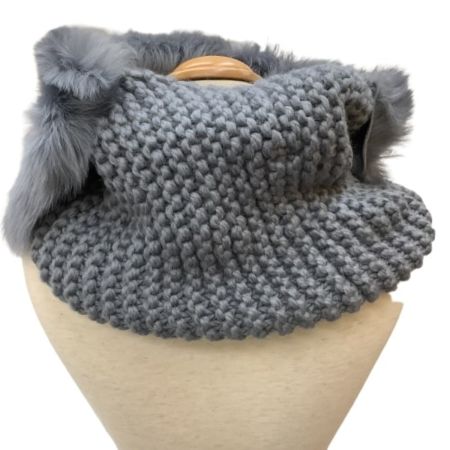 GUSHLOW&COLE ガシュロウ＆コール レディース スヌード グレー