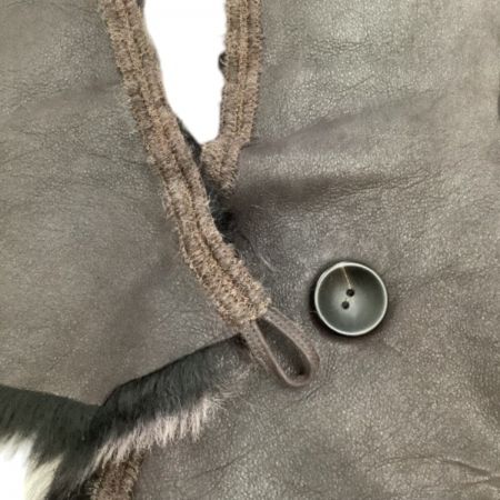  korldonoghue カールドノヒュー レディース ファー ショール ブラウン×パープル