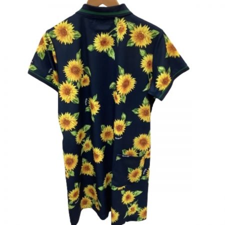 Kolwin コルウィン レディース ワンピース ゴルフウェア SIZE 3L 大きいサイズ ひまわり 花柄 ネイビー