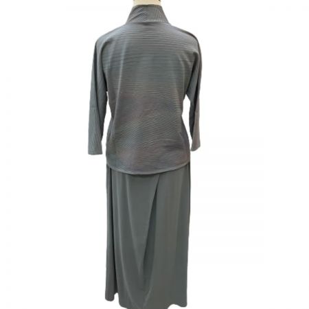  JURGEN LEHL ヨーガンレール レディース セットアップ スカート カットソー SIZE M スカイブルー