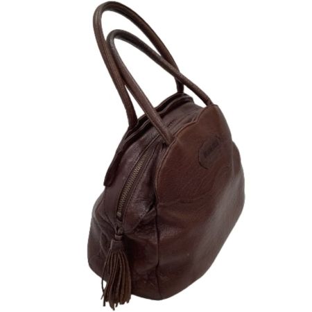 IBIZA イビサ レディース ハンドバッグ レザー ブラウン