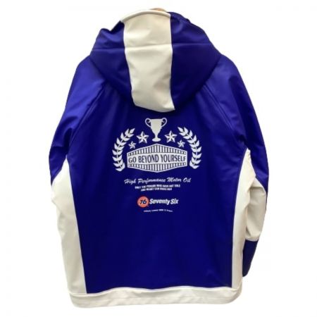  union76 ナナロク メンズ 防寒ウレタンマリンジャンバー＆サロペット 上下セット SIZE L パープル