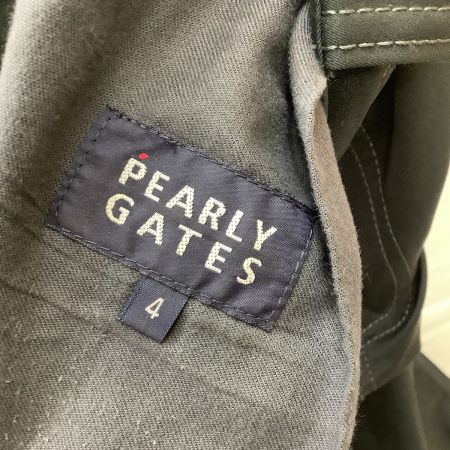 PEARLY GATES パーリーゲイツ メンズ パンツ ゴルフウェア SIZE ４（M相当） ブラック Bランク