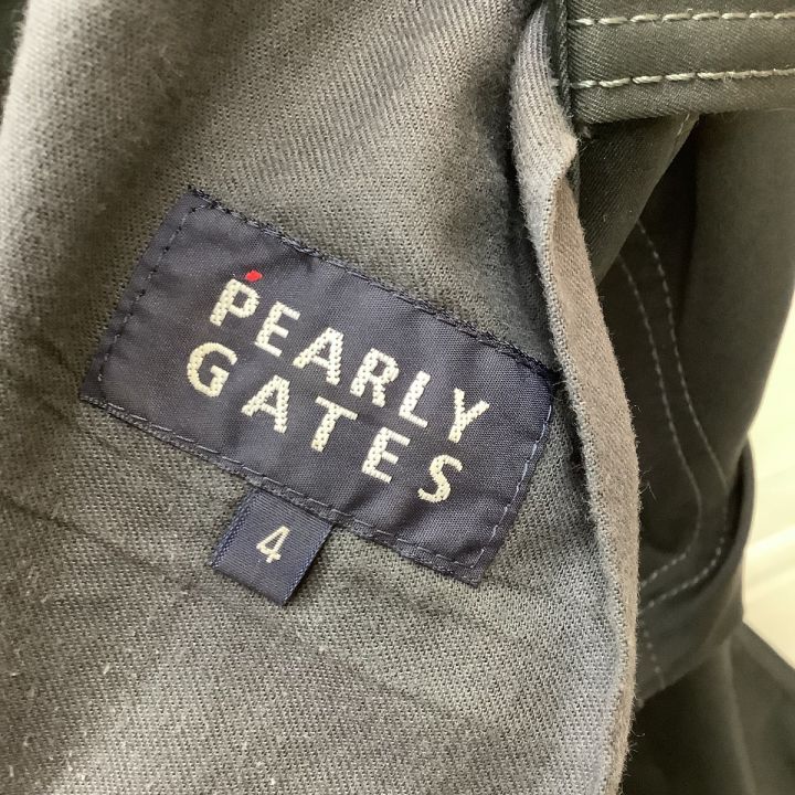 PEARLY GATES パーリーゲイツ メンズ パンツ ゴルフウェア SIZE ４（M相当） ブラック｜中古｜なんでもリサイクルビッグバン