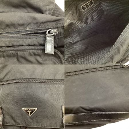  PRADA プラダ ショルダーバッグ メッセンジャーバッグ ナイロン ブラック