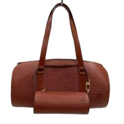 LOUIS VUITTON ルイヴィトン レディース ハンドバッグ エピ スフロ ポーチ付き M5222 ブラウン Bランク