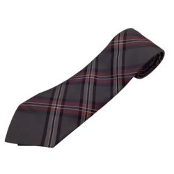 ♪♪ BURBERRY LONDON バーバリーロンドン メンズ ネクタイ チェック ブラウン Bランク