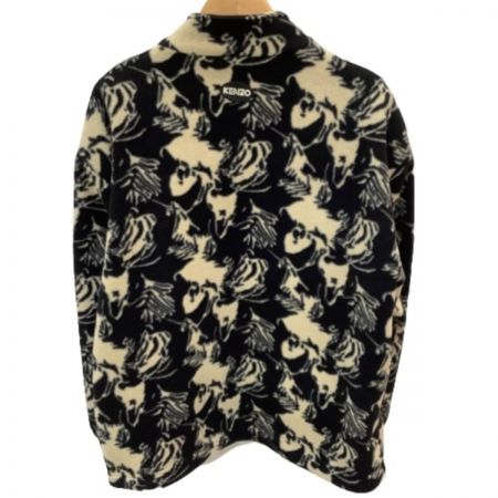  KENZO ケンゾー メンズ フリースジャケット SIZE 4 ブラック