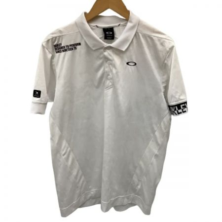 OAKLEY オークリー メンズ ゴルフウェア ポロシャツ SIZE XL ホワイト