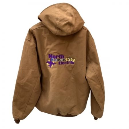  Carhartt カーハート メンズ アクティブジャケット SIZE XL 企業ﾛｺﾞ ブラウン