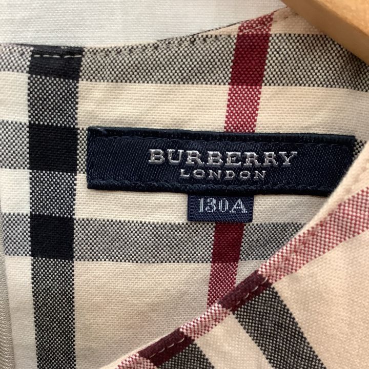 BURBERRY LONDON バーバリーロンドン キッズ ノースリーブワンピース