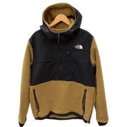 ♪♪ THE NORTH FACE ザノースフェイス メンズ フリースジャケット SIZE M ベージュ×ブラック Bランク