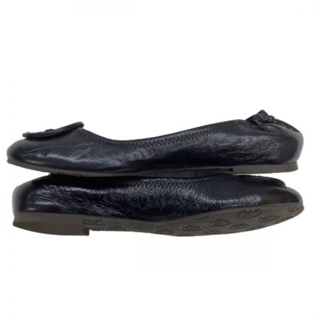  TORY BURCH トリーバーチ レディース バレエ フラットシューズ SIZE 7M（24cm） ネイビー