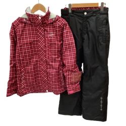 ♪♪ IGNIO イグニオ レディース スノーウェア 防寒 スキーウェア SIZE L ショッキングピンク×ブラック Bランク