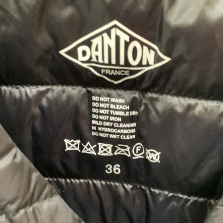  DANTON ダントン レディース ダウンコート ダウン90％ SIZE 36 ブラック Bランク