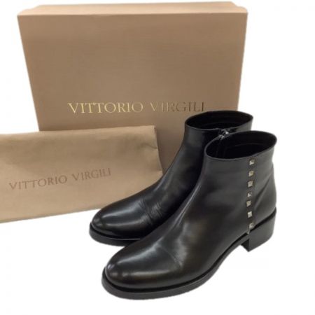  VITTORIO VIRGILI  ヴィットリオヴィルジリ レディース ブーツ SIZE 38（24cm） ブラック
