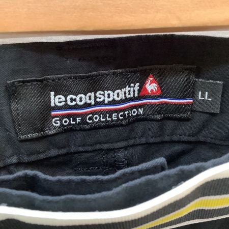  le coq golf ルコックゴルフ メンズ  パンツ SIZE LL ブラック