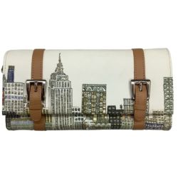 ♪♪ manhattaner's マンハッタナーズ レディース 長財布 アイボリー Bランク