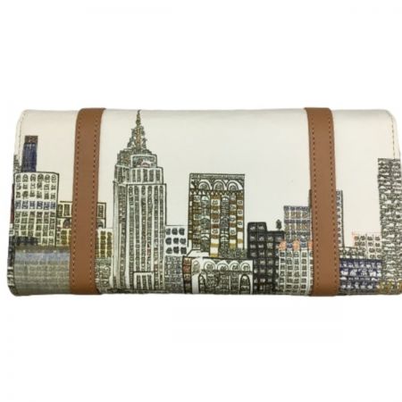  manhattaner's マンハッタナーズ レディース 長財布 アイボリー