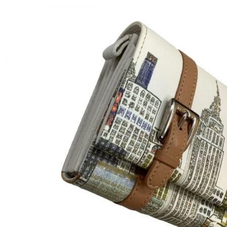  manhattaner's マンハッタナーズ レディース 長財布 アイボリー