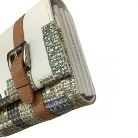  manhattaner's マンハッタナーズ レディース 長財布 アイボリー