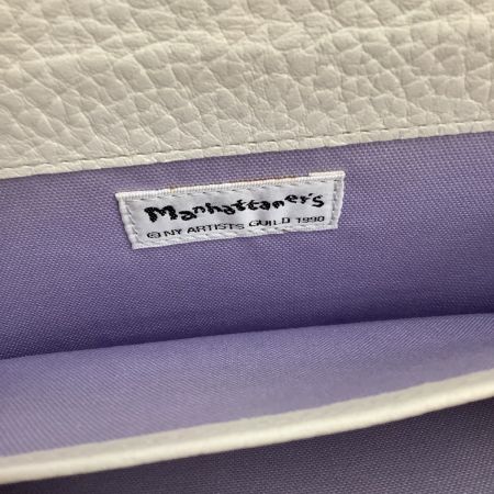  manhattaner's マンハッタナーズ レディース 長財布 アイボリー