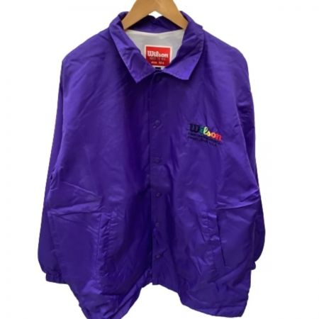  Wilson ウィルソン メンズ Vintage ヴィンテージ コーチジャケット SIZE L パープル